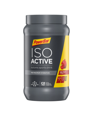 Power bar Iso Active - izotonický sportovní nápoj červené ovoce 600 g